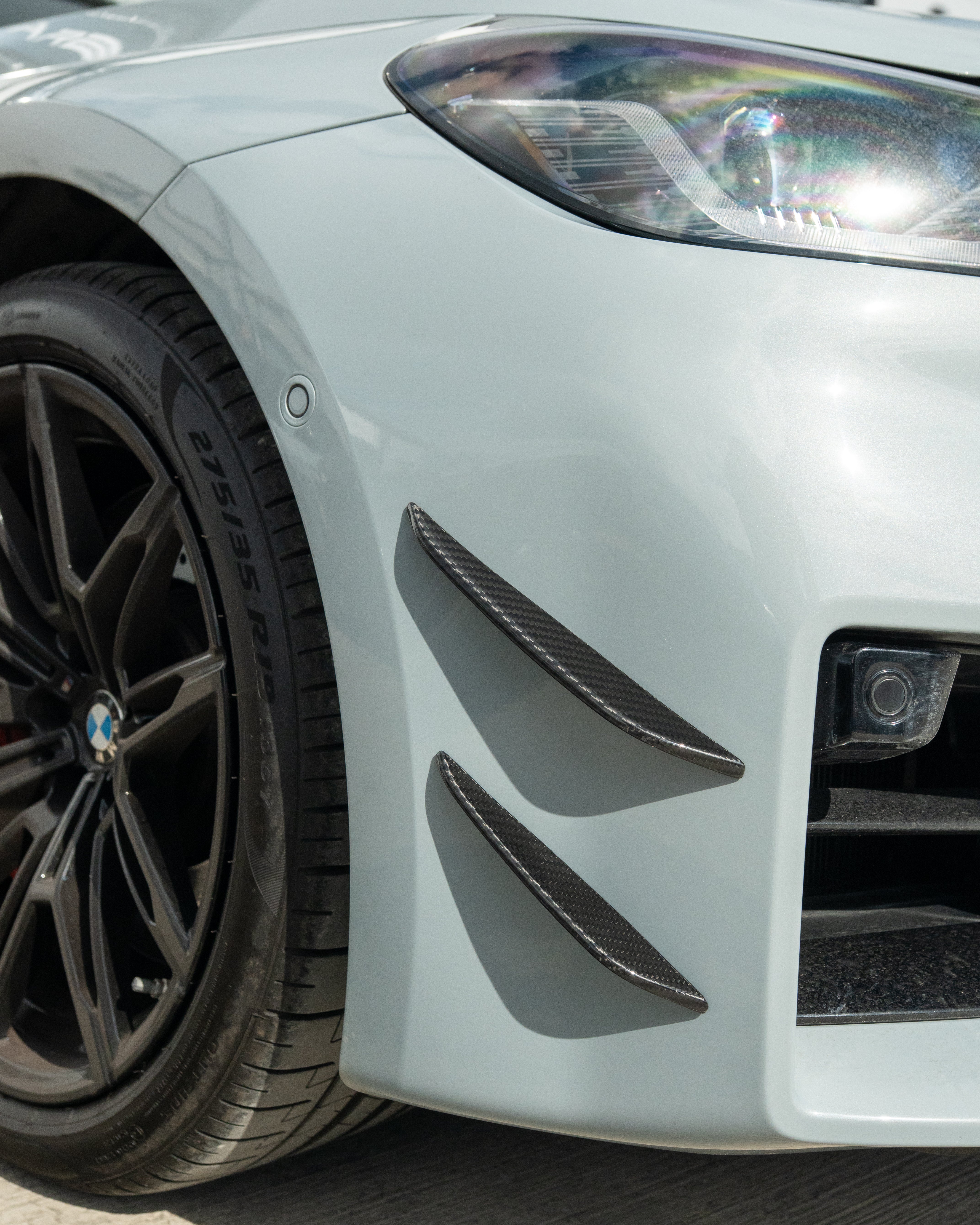 BMW G87 M2 CARBON FIBRE FRONT BUMPER CANARDS