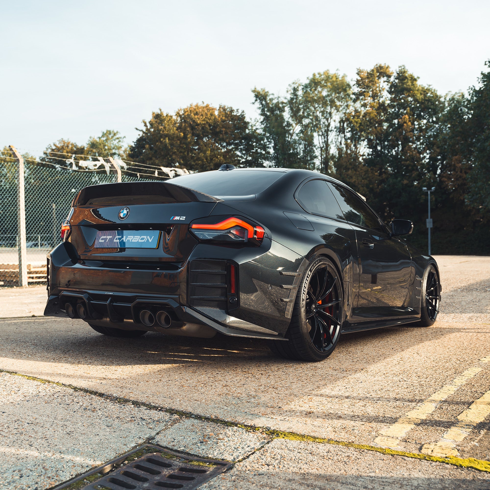 BMW G87 M2 CARBON FIBRE SIDE SKIRTS - V1 - CT DESIGN