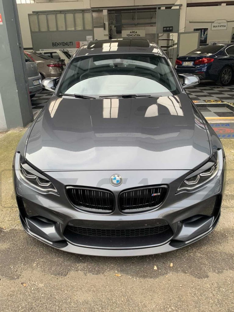CT CARBON Splitter BMW M2 F87 N55(OG) CARBON FIBRE SPLITTER - M2C / CS STYLE