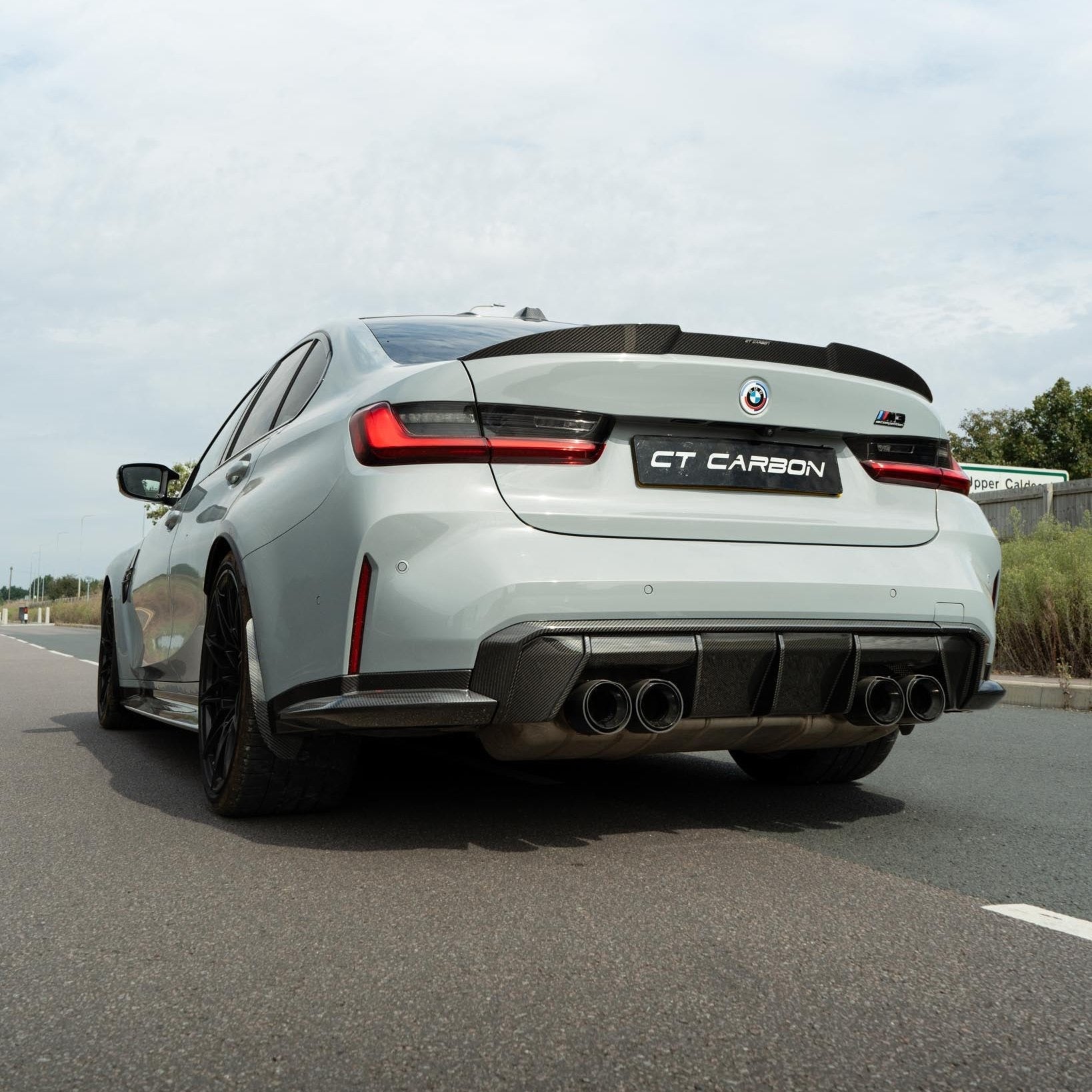 BMW M3 G80/G81 CARBON FIBRE DIFFUSER - V1 - CT DESIGN