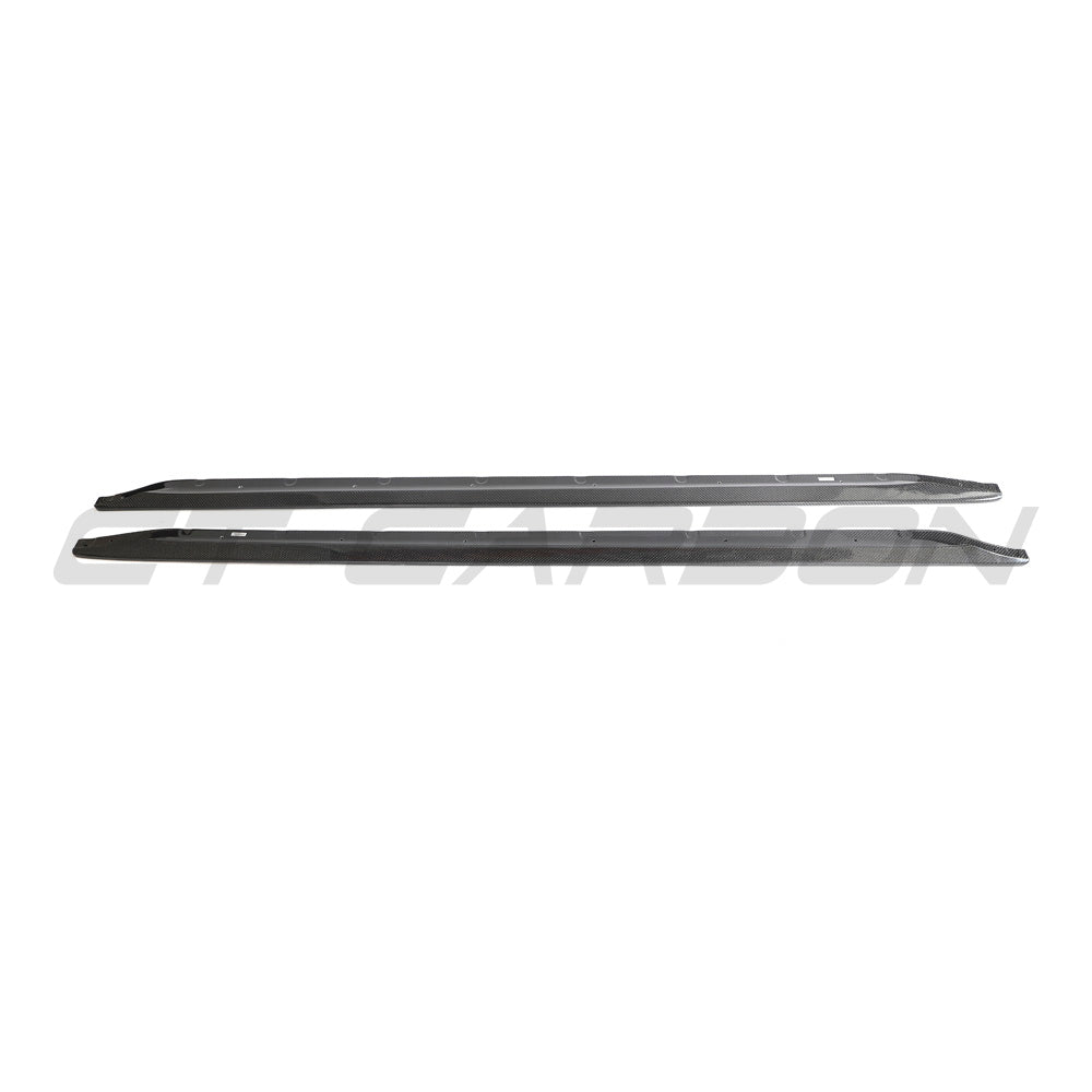 BMW M3 G80/G81 CARBON FIBRE SIDE SKIRT EXTENSIONS - V6