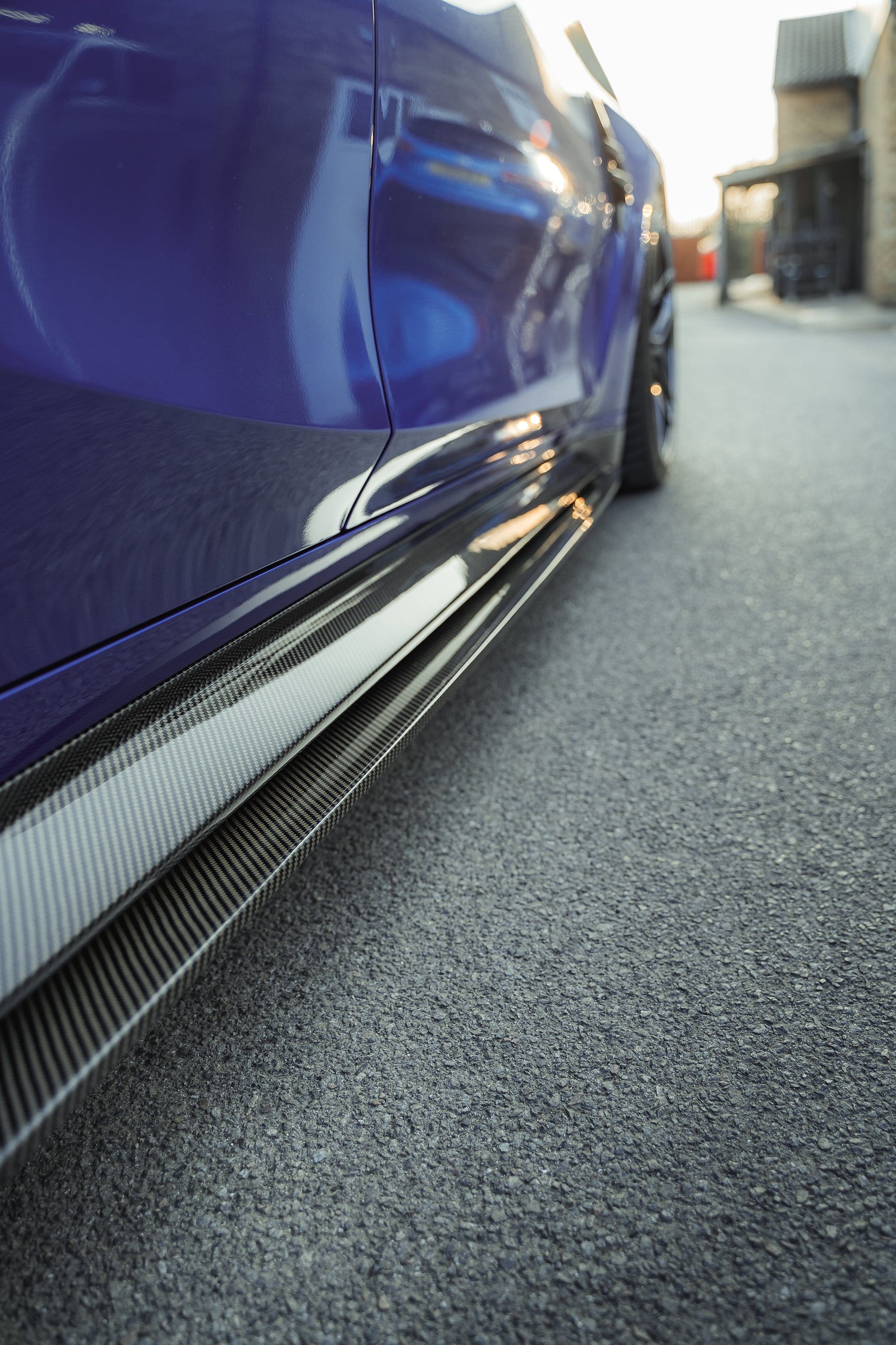 CT CARBON SIDE SKIRTS BMW M3 G80/G81 CARBON FIBRE SIDE SKIRT REPLACEMENT & EXTENSION - CT DESIGN