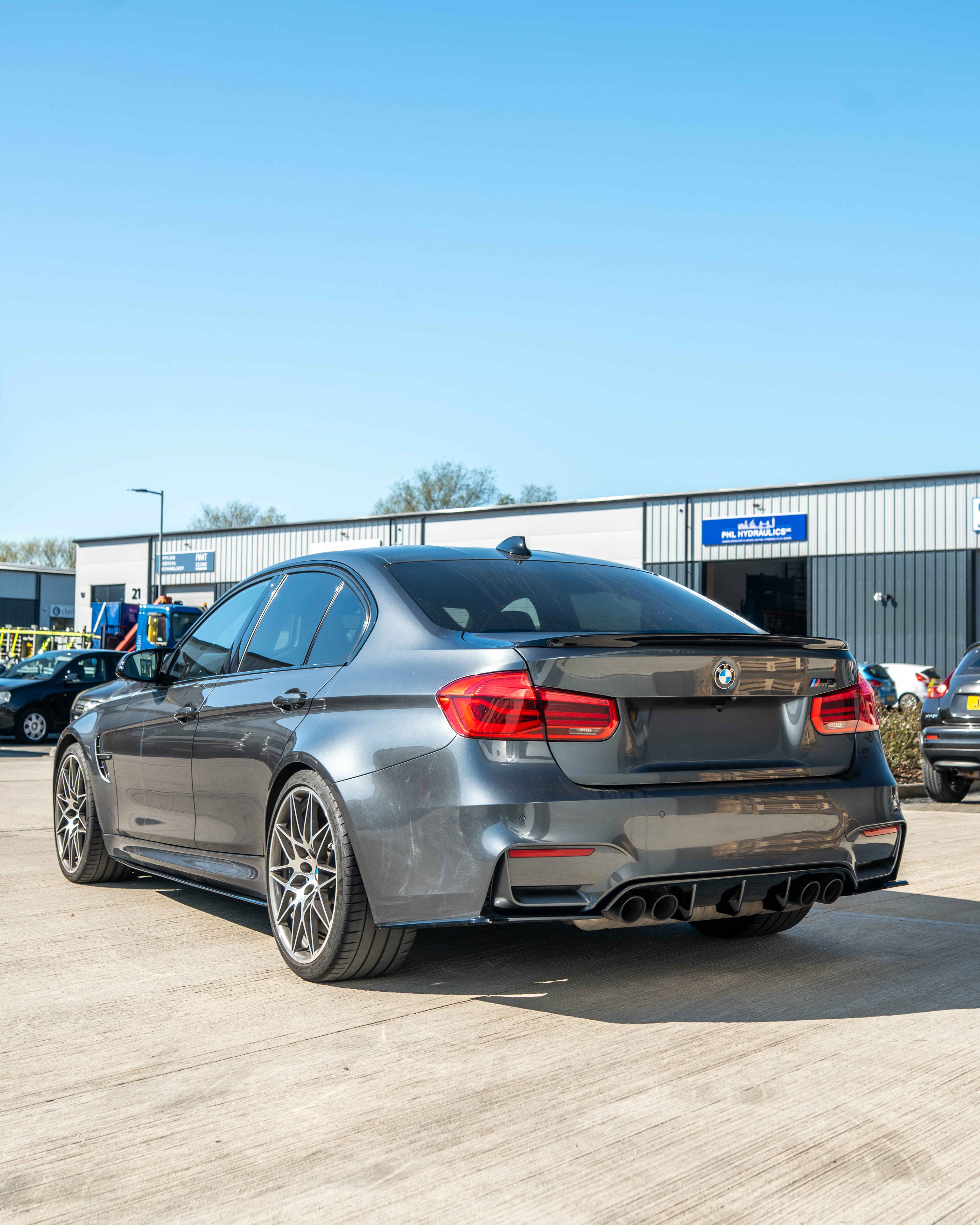 BMW 3 SERIES F30 GLOSS BLACK SPOILER - MP STYLE - BLAK BY CT CARBON