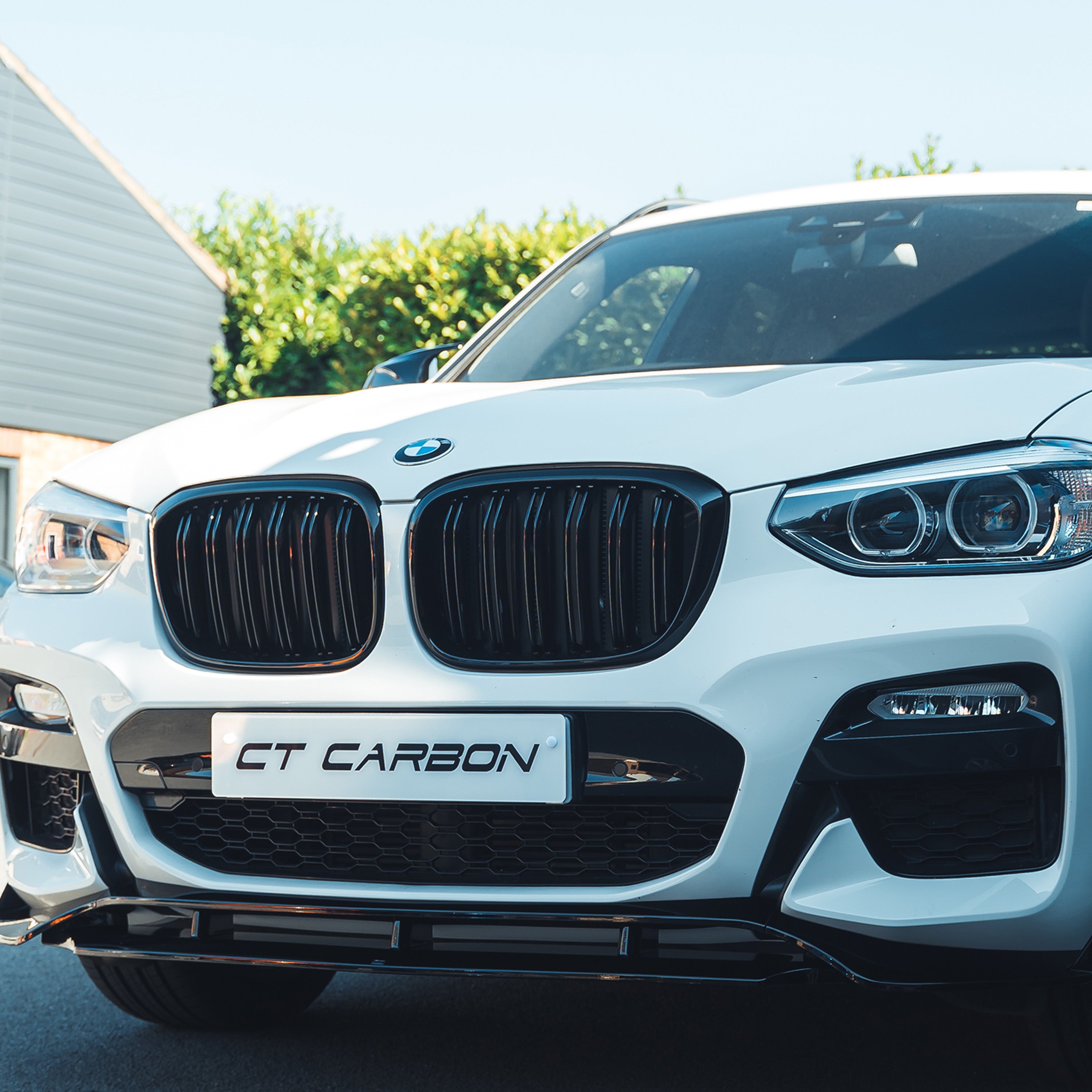 BMW G01 X3 DOUBLE SLAT BLACK GRILLES - BLAK BY CT CARBON