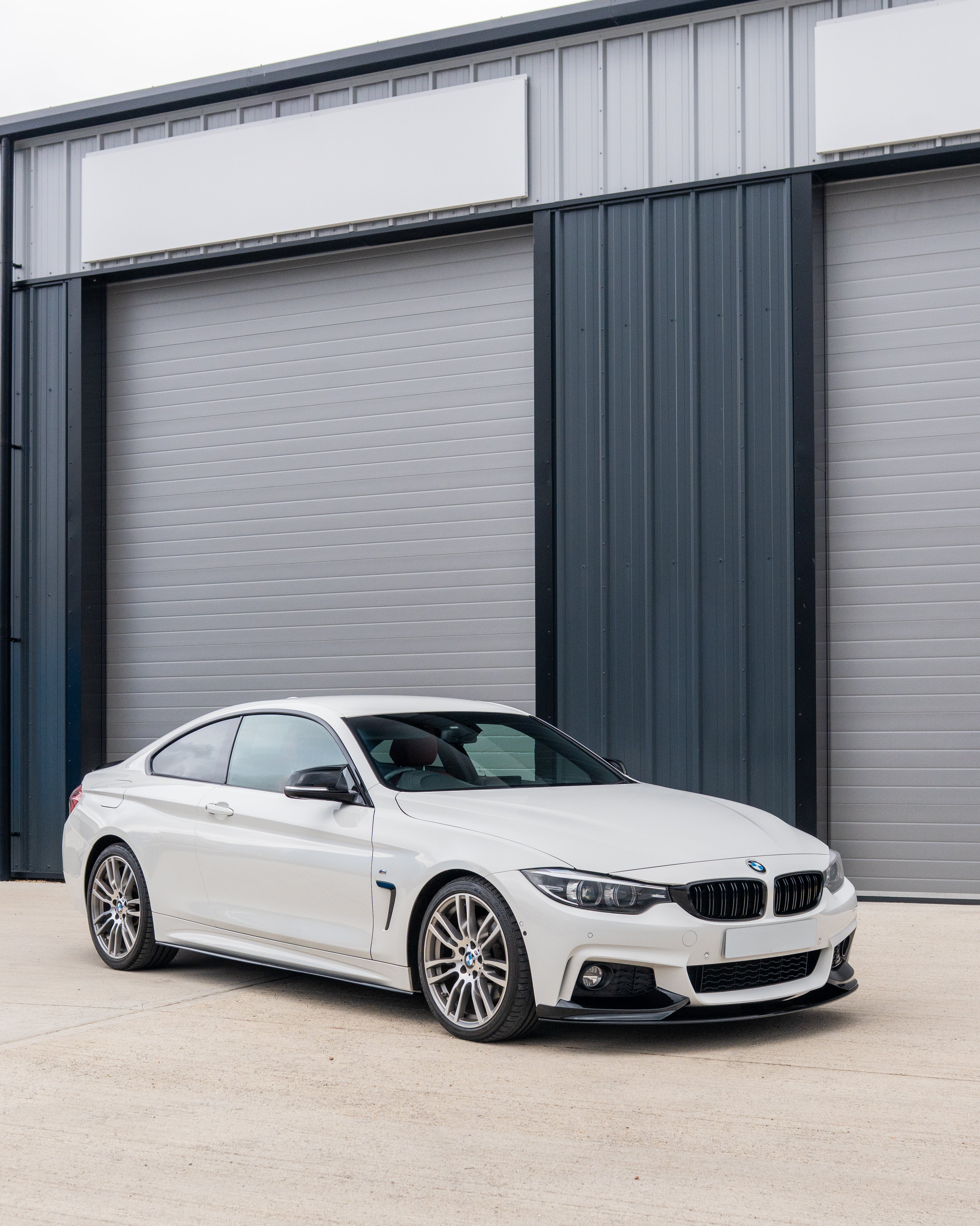 BMW 4 SERIES F32/F33/F36 GLOSS BLACK SIDE SKIRTS - MP STYLE - BLAK BY CT CARBON