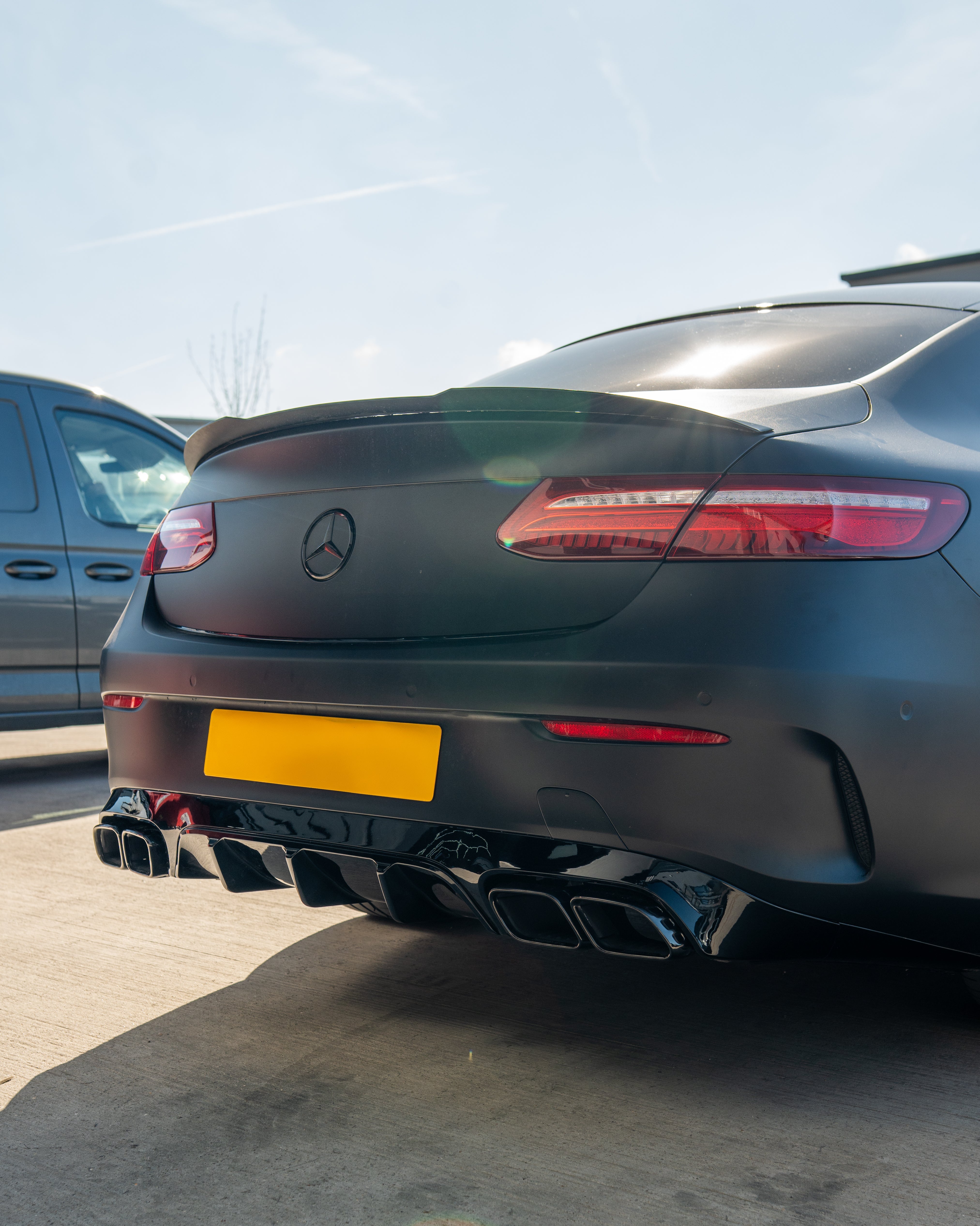 MERCEDES C238 2017-2020 E-CLASS COUPE QUAD TIP DIFFUSER