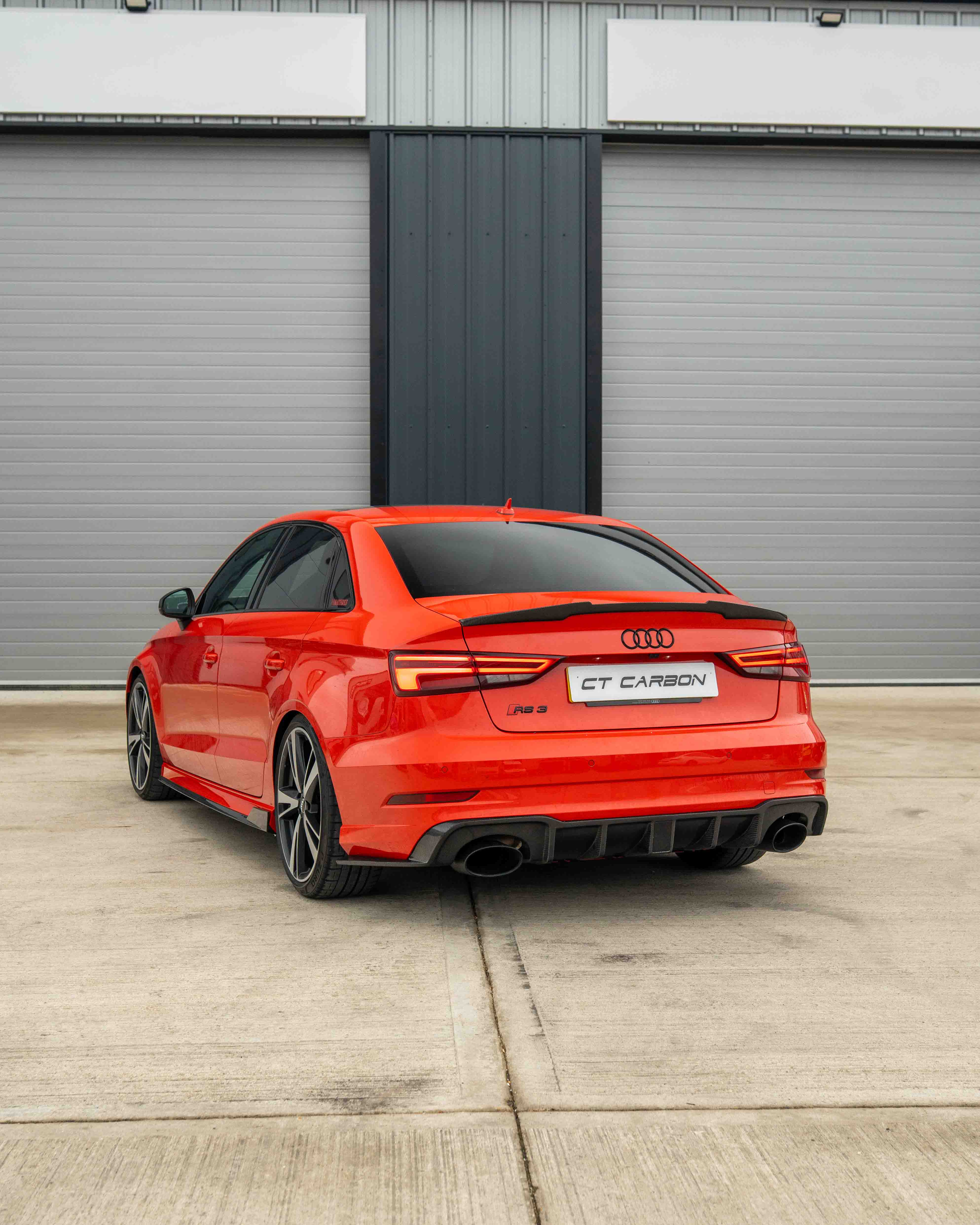 AUDI A3 S3 RS3 8V SALOON CARBON FIBRE SPOILER - V STYLE