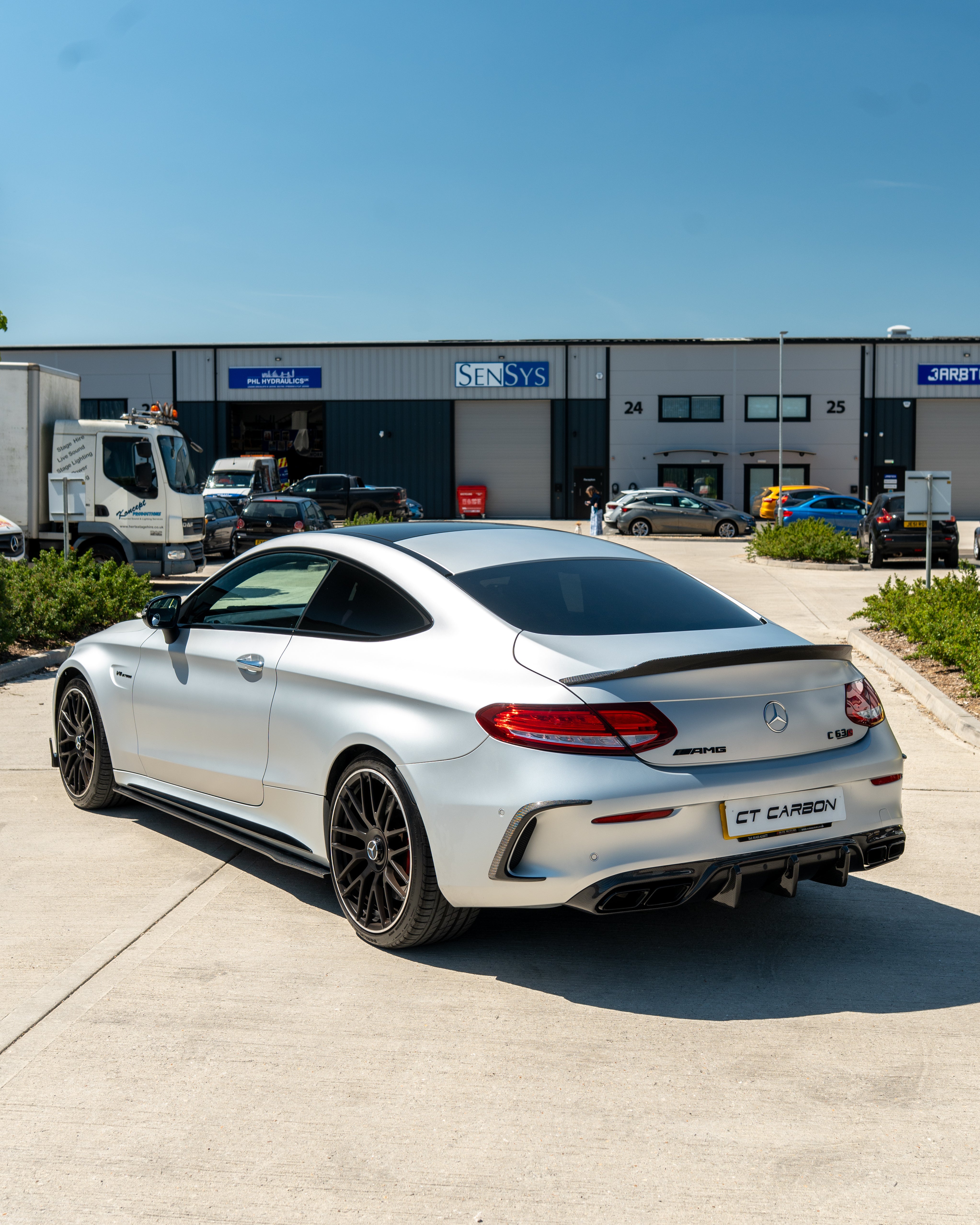 MERCEDES C63/C63S W205 COUPE CARBON SPOILER - DUCKTAIL PS STYLE