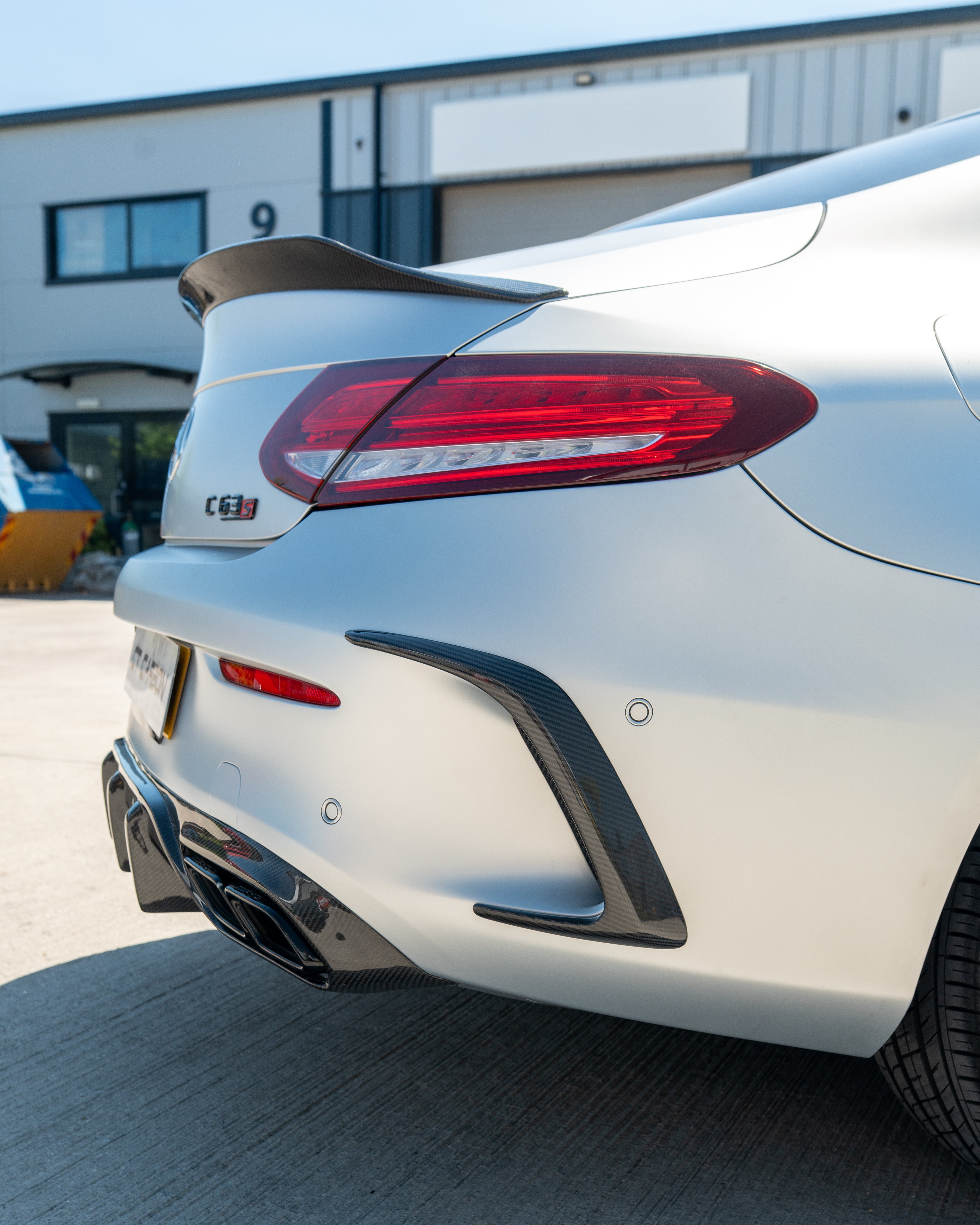 MERCEDES C63/C63S W205 COUPE CARBON SPOILER - DUCKTAIL PS STYLE