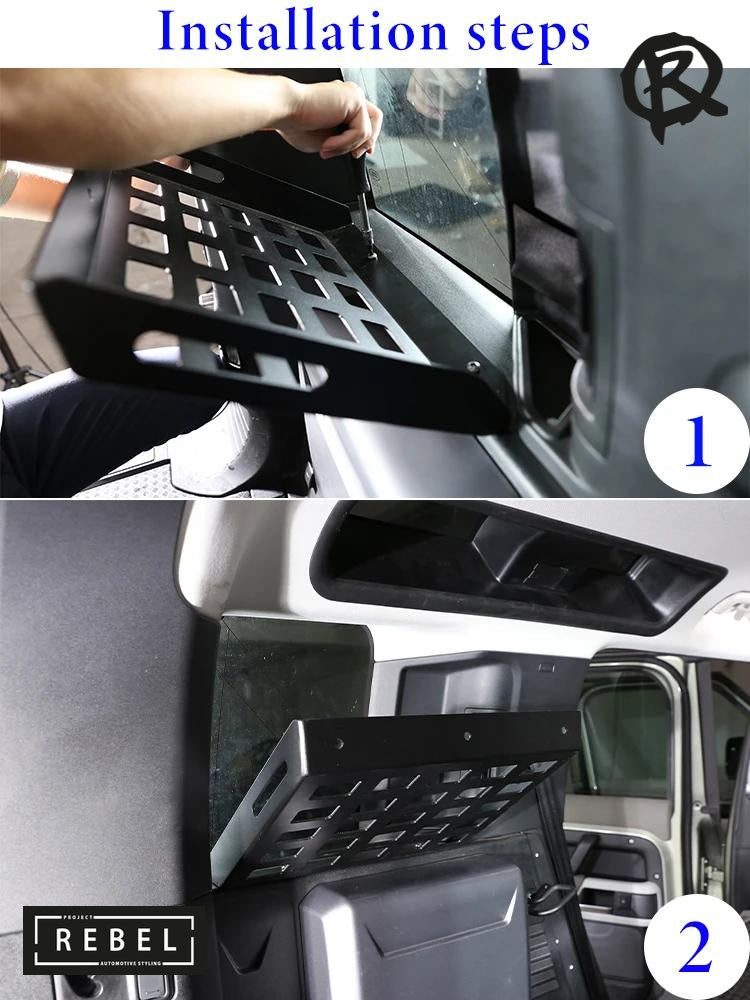 Defender L663 Loadspace Rear Boot Cargo Shelf