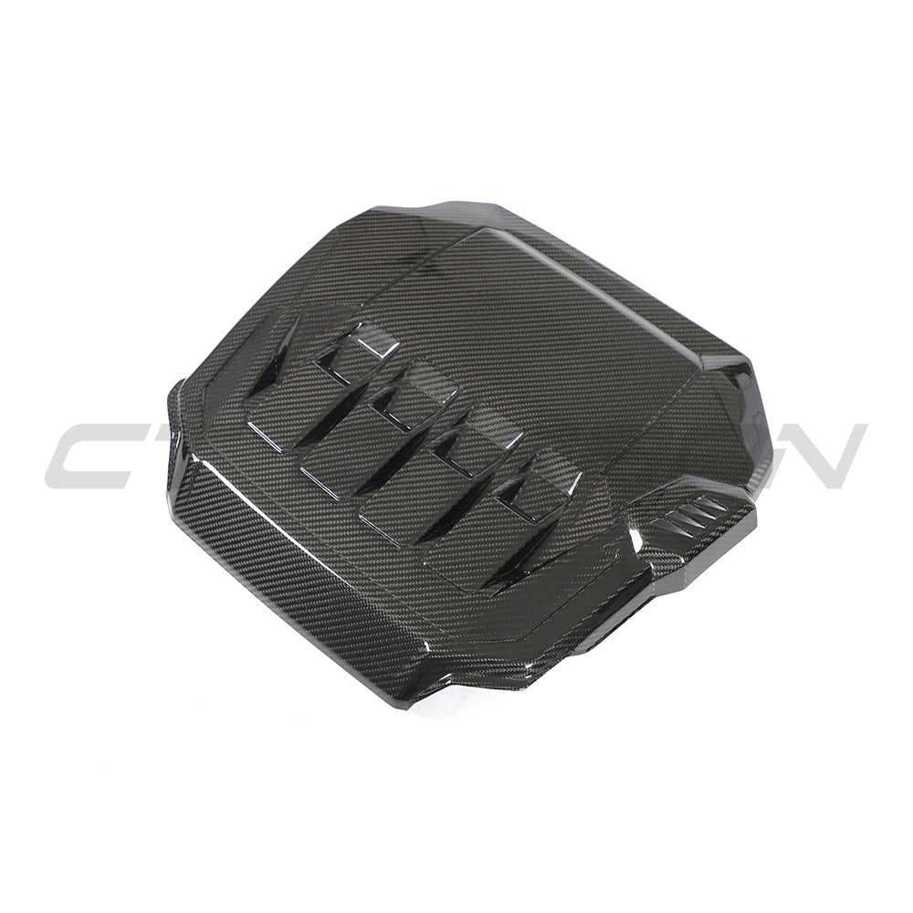 VW GOLF MK8 2020+ GTI CARBON FIBRE ENGINE COVER