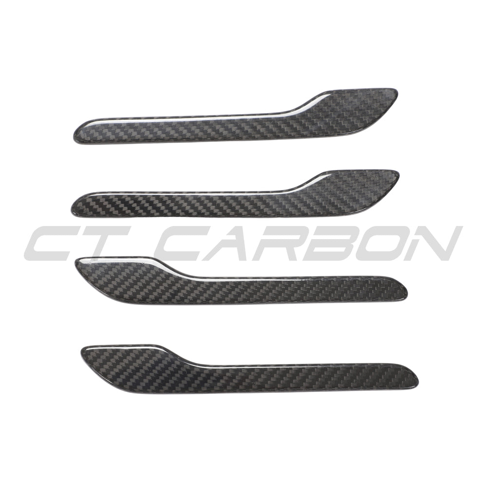 TESLA MODEL 3 & Y 2017+ CARBON FIBRE HANDLE COVERS