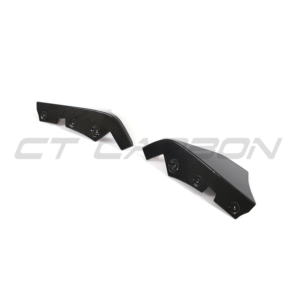 TOYOTA SUPRA 2020+ A90 CARBON FIBRE REAR BUMPER CORNERS