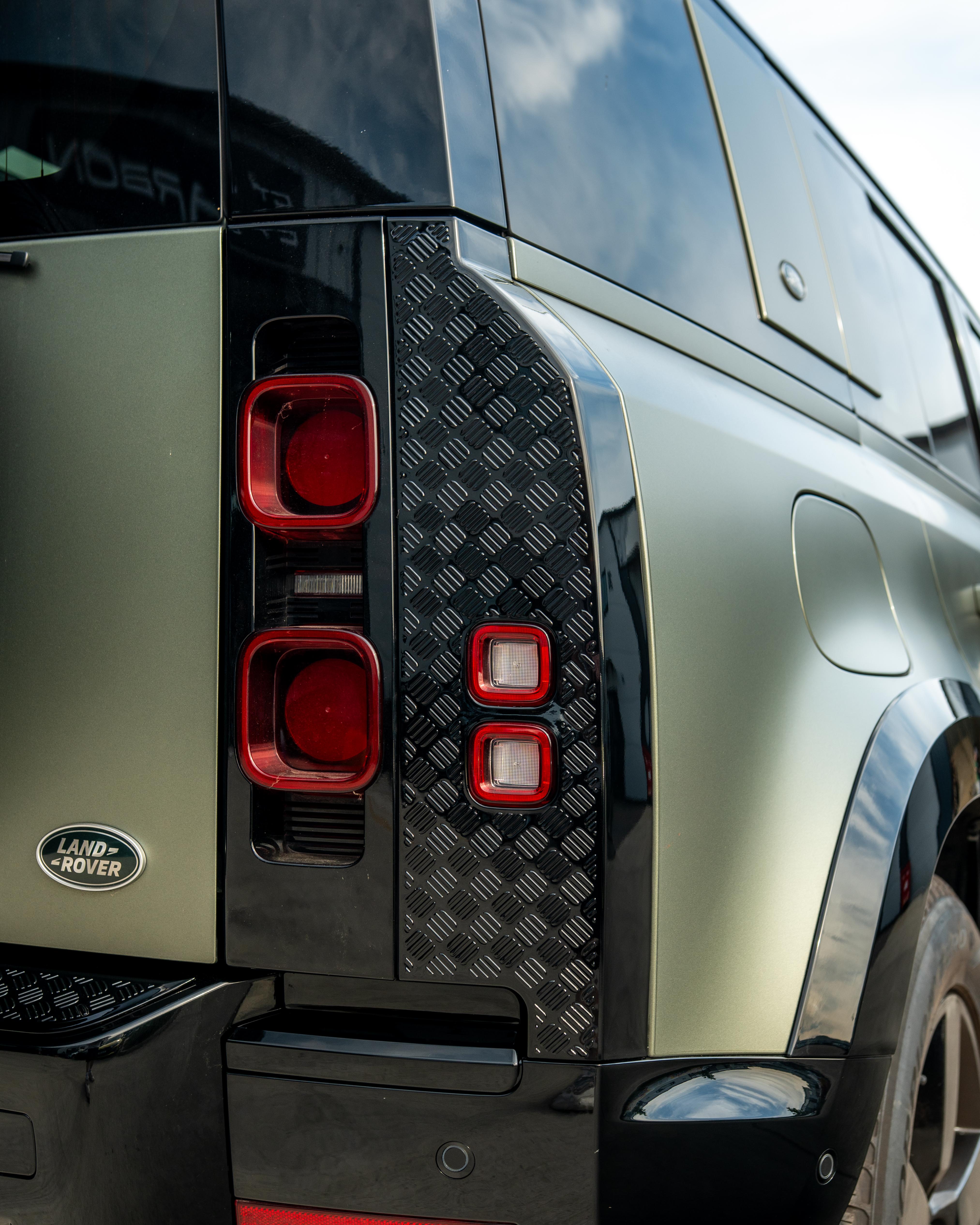 LAND ROVER DEFENDER L663 110 GLOSS BLACK ANTI SCRATCH TRIM SET