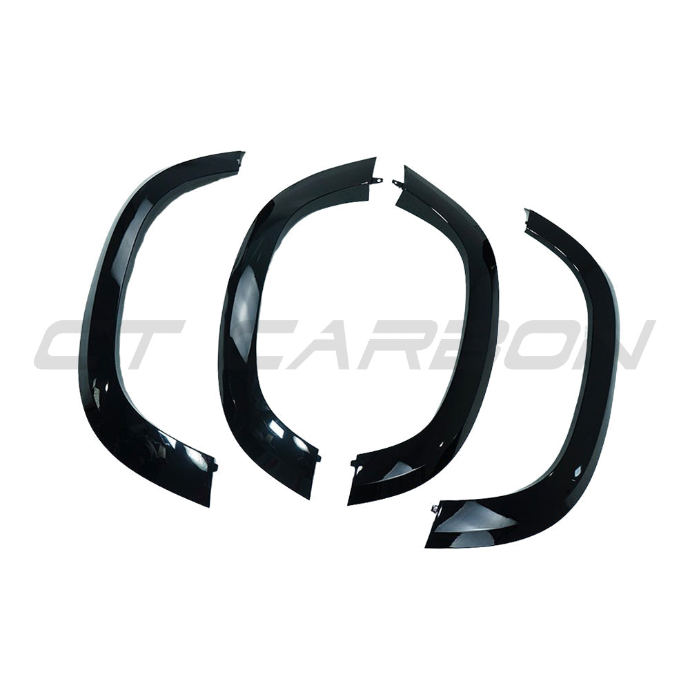 LAND ROVER DEFENDER L663 90 GLOSS BLACK WIDE ARCH FENDERS