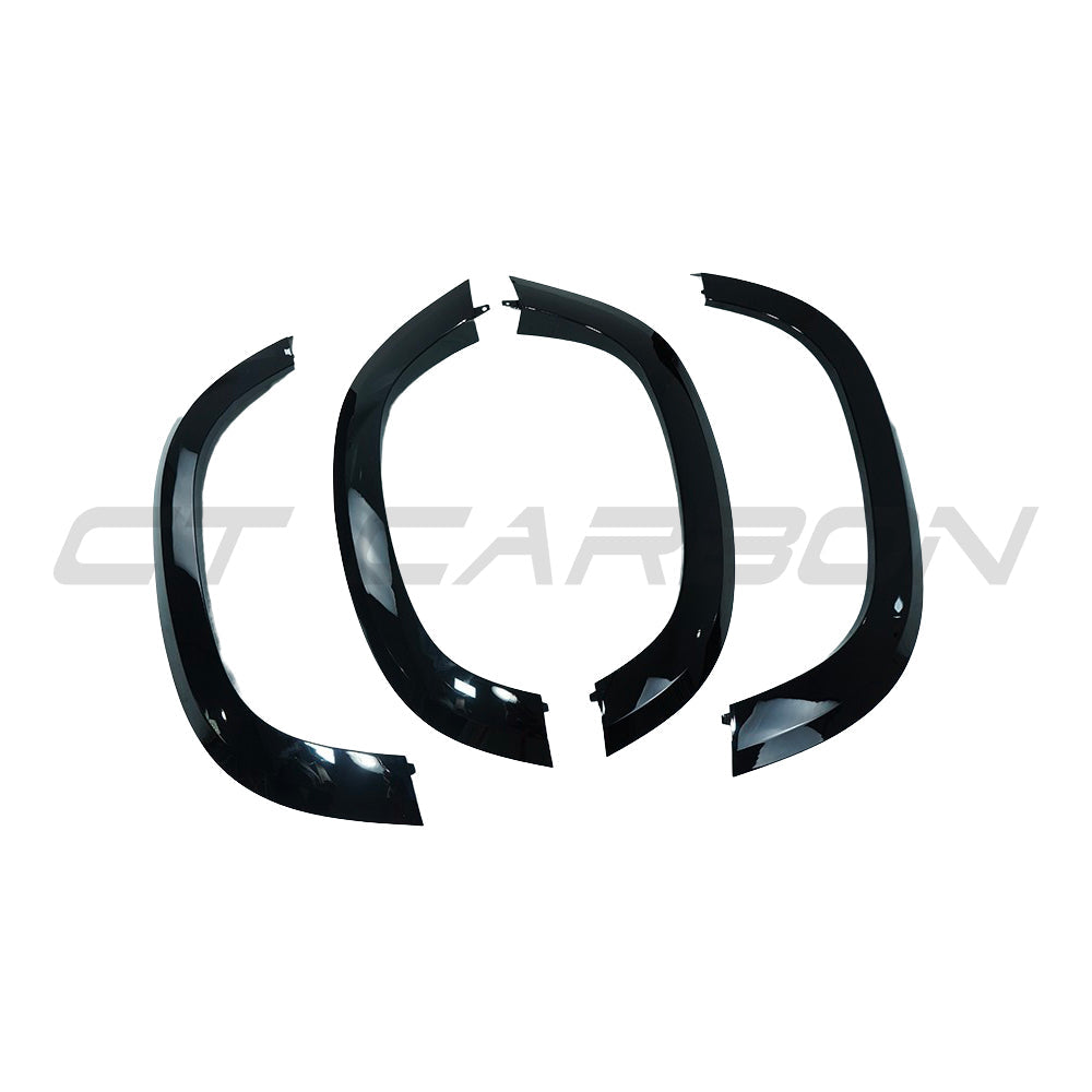 LAND ROVER DEFENDER L663 90 GLOSS BLACK WIDE ARCH FENDERS