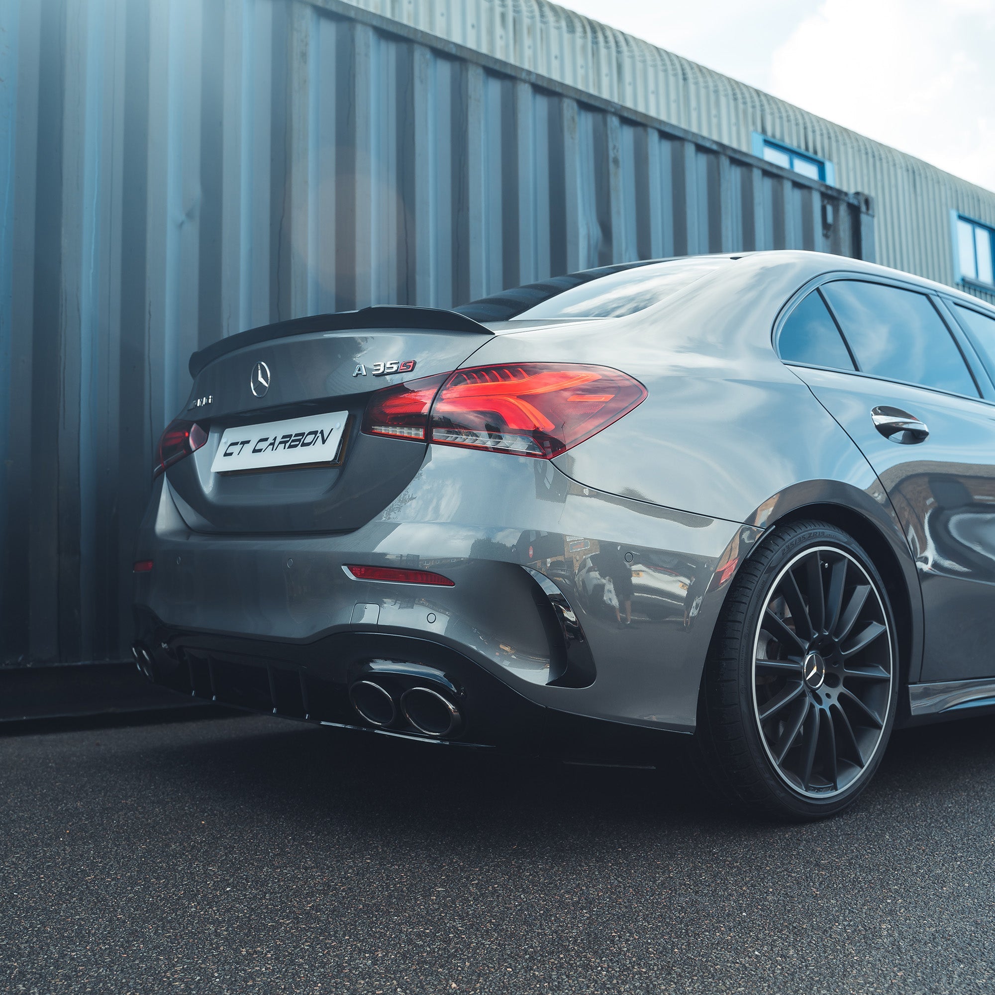 MERCEDES A-CLASS SALOON V177 GLOSS BLACK SPOILER