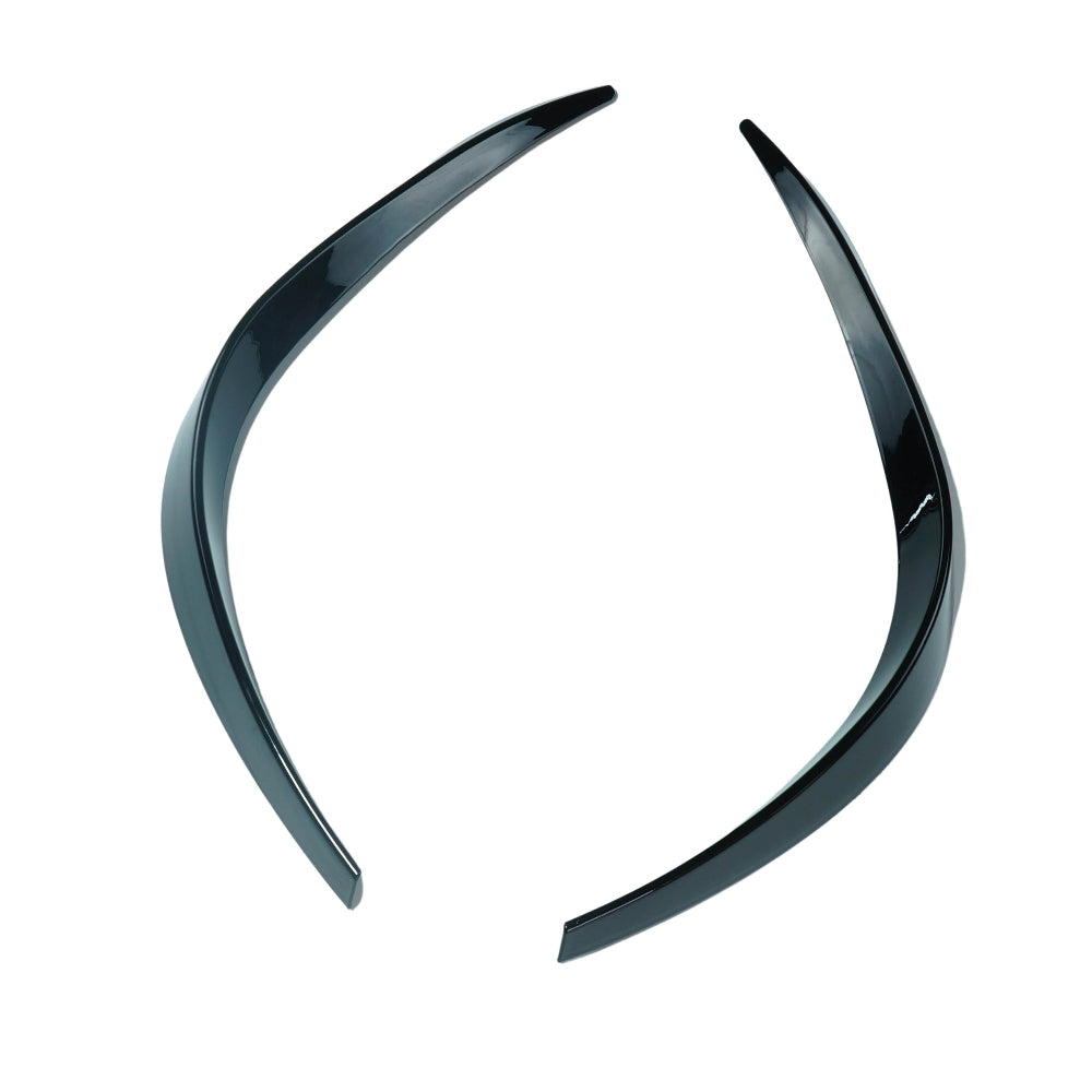 MERCEDES A-CLASS V177 & W177 2018-2022 GLOSS BLACK FRONT BUMPER TRIM