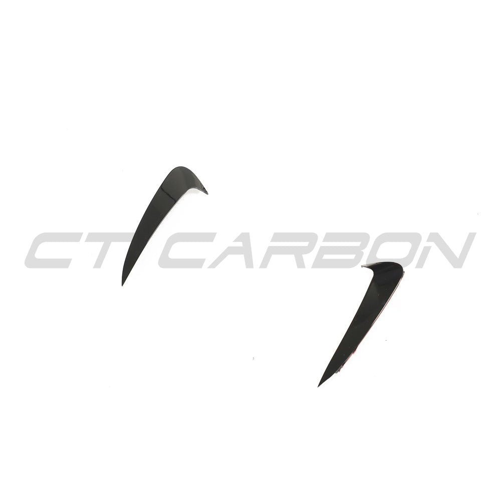 MERCEDES C-CLASS & C43 W205 COUPE GLOSS BLACK REAR BUMPER TRIM