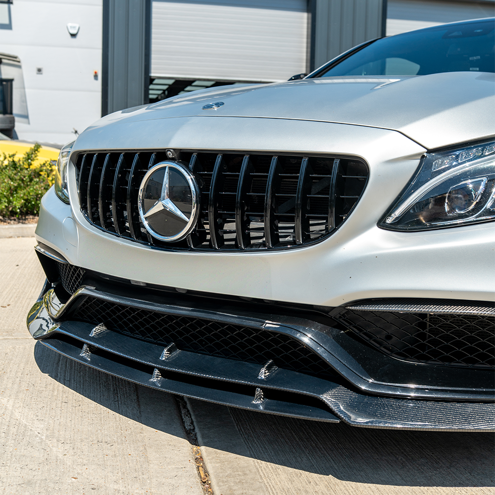 MERCEDES C63 W205 COUPE CARBON FIBRE SPLITTER - B-STYLE