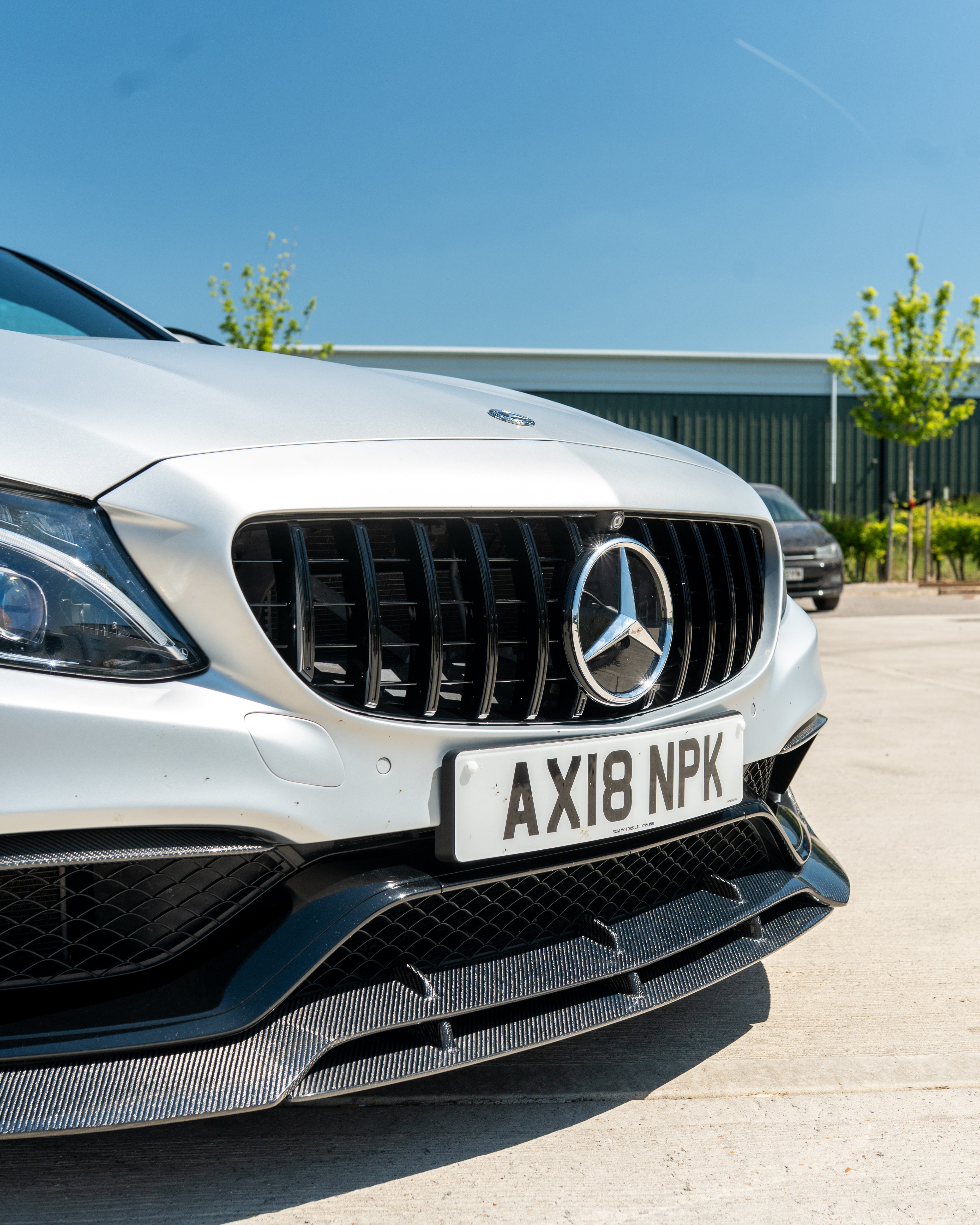 MERCEDES C63 W205 COUPE CARBON FIBRE SPLITTER - B-STYLE