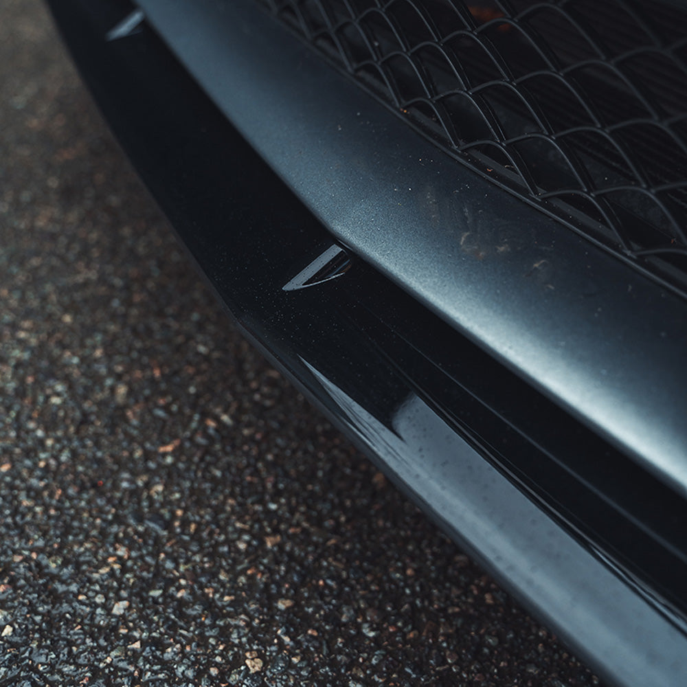 MERCEDES W205 C63 COUPE GLOSS BLACK SPLITTER