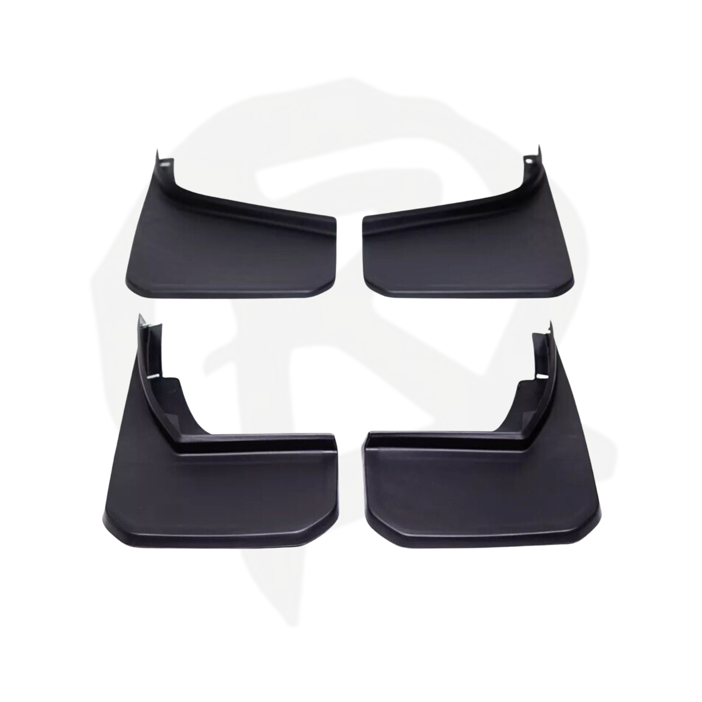Defender L663 Plain Classic Mud Flaps Limited Offer - Front + Back