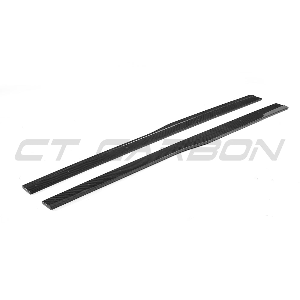 VW GOLF R MK7/7.5 2014-2020 CARBON FIBRE SIDE SKIRTS