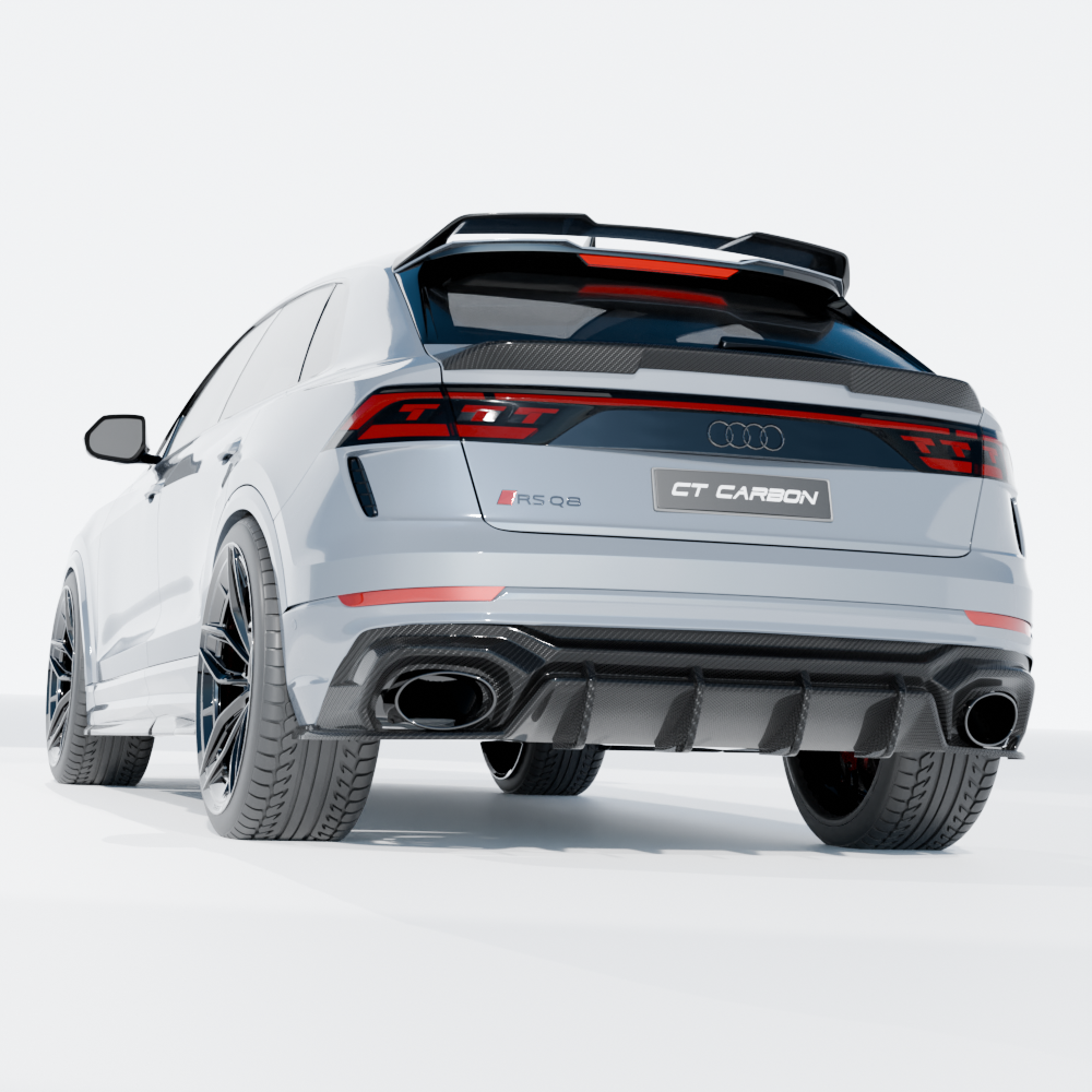 back of the audi rsq8 facelift