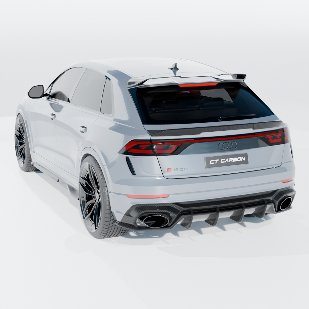 back of the audi rsq8 facelift