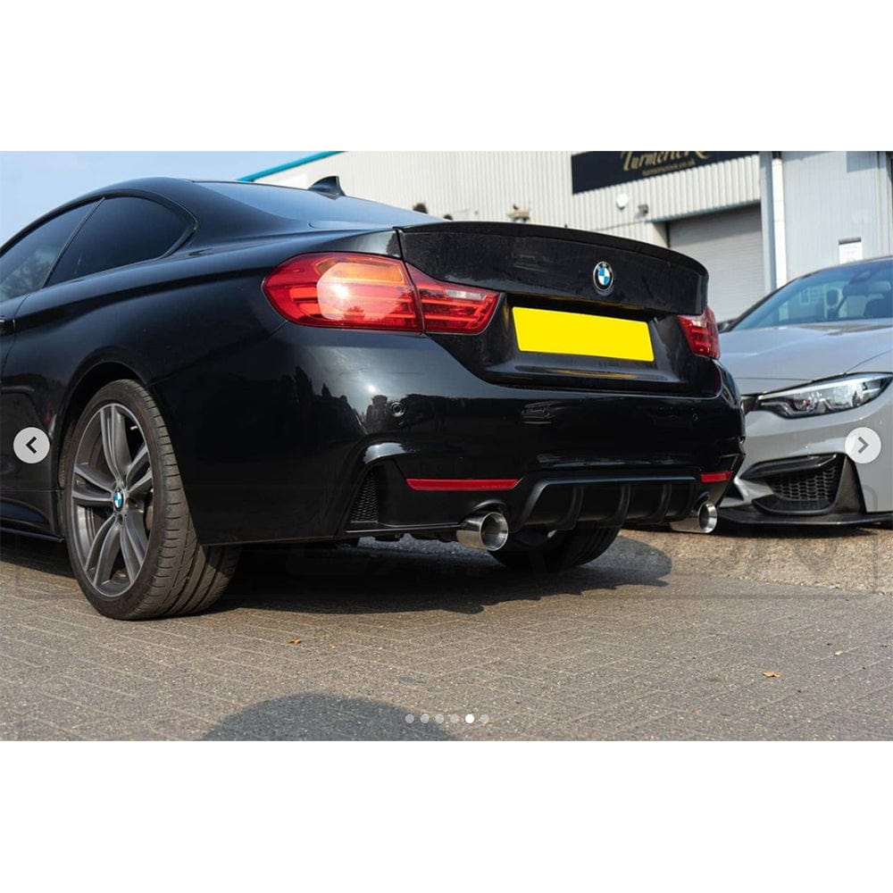 BLAK BY CT Full Kit BMW 4 SERIES F36 GLOSS BLACK FULL KIT (DUAL EXHAUST) - MP STYLE - BLAK BY CT CARBON