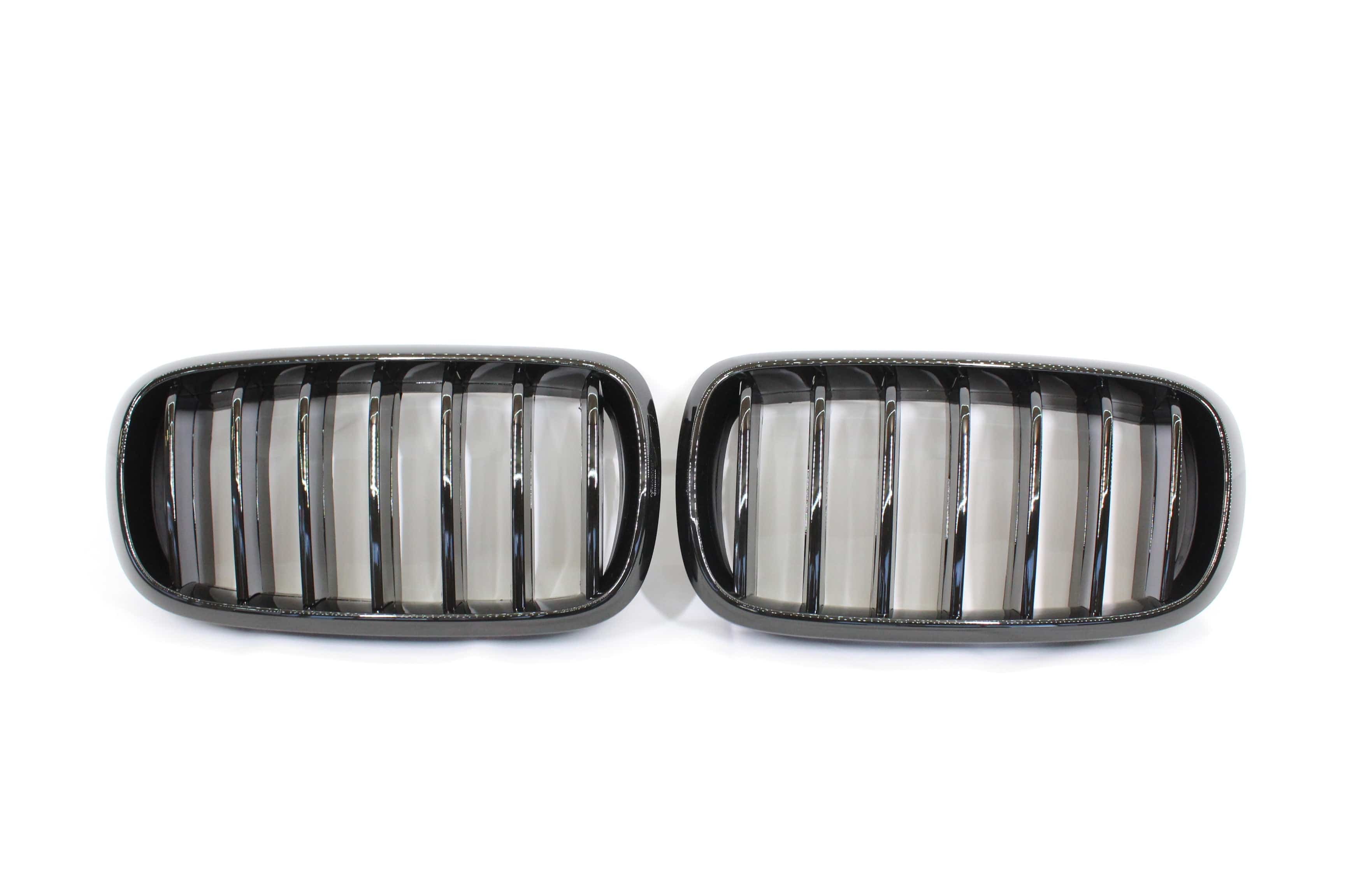 BLAK BY CT GRILLE BMW F15 & F16 X5 & X6 SINGLE SLAT BLACK GRILLES- BLAK BY CT CARBON