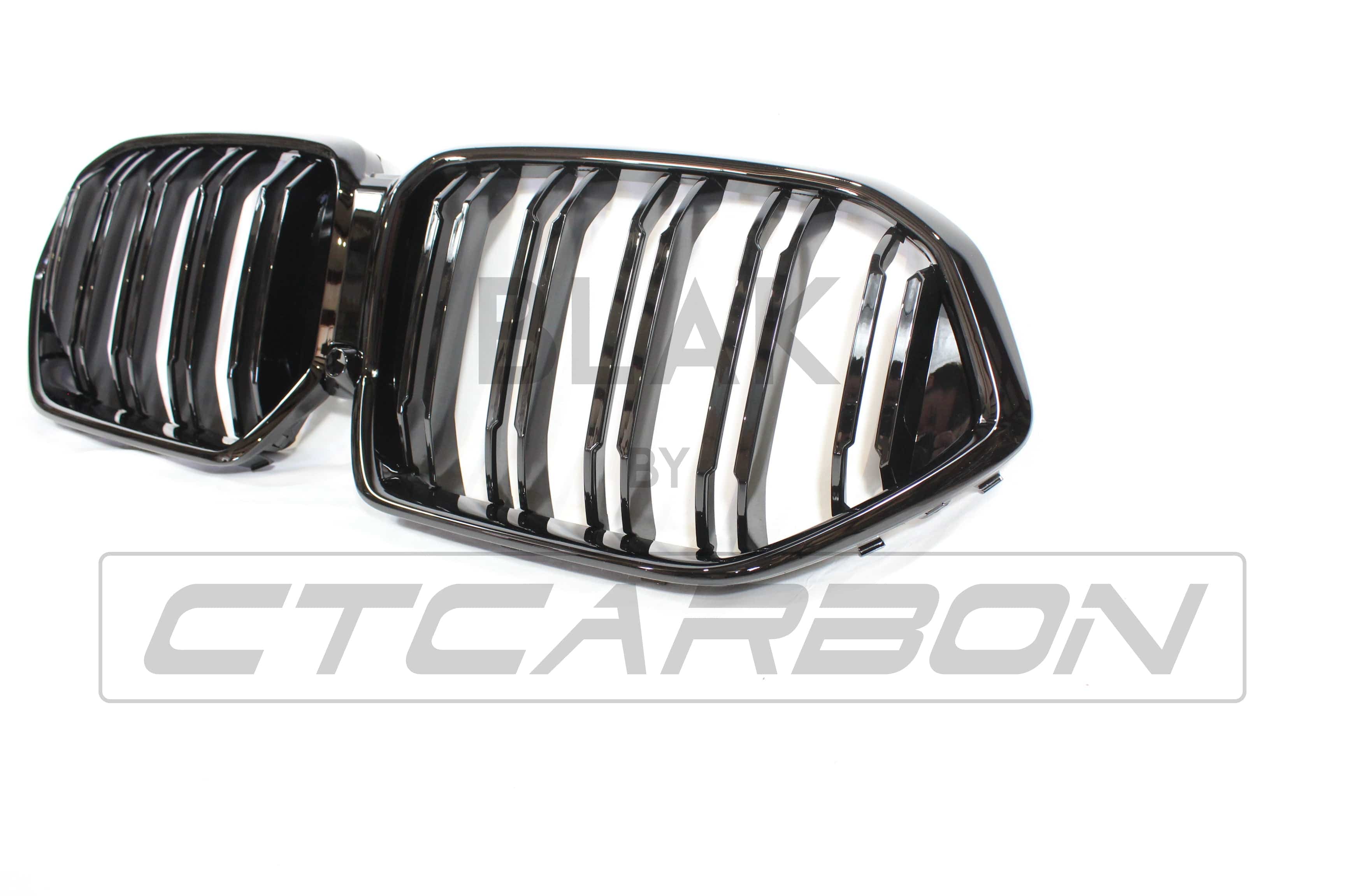 BLAK BY CT Grille BMW G06 X6 DOUBLE SLAT BLACK GRILLES - BLAK BY CT CARBON