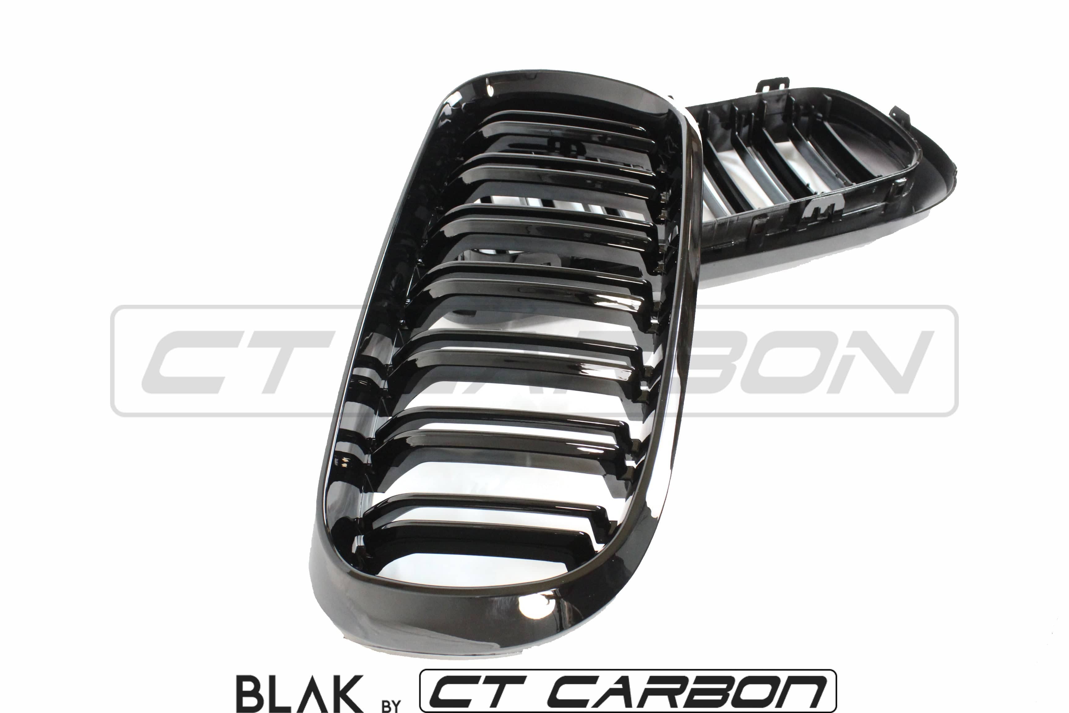 BLAK BY CT Splitter BMW X5M/X6M F16 & F15 DOUBLE SLAT GRILLES - BLAK BY CT CARBON