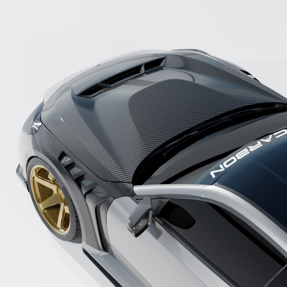 BMW G42 2 SERIES & G87 M2 CARBON FIBRE FRONT HOOD - CT DESIGN