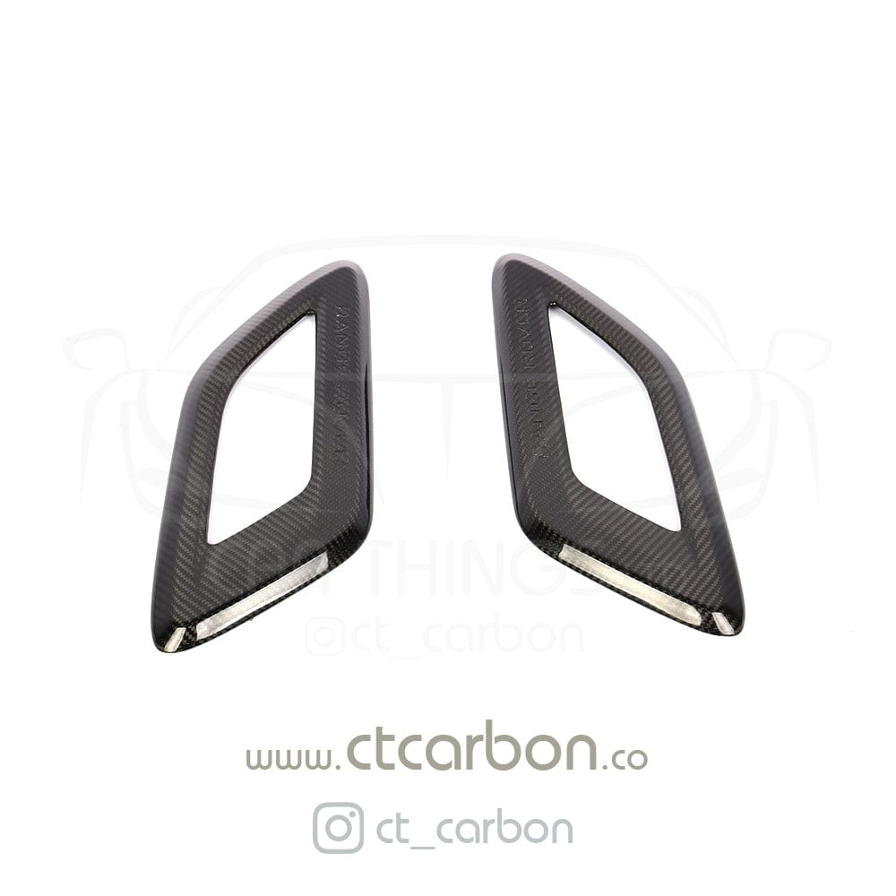 CT CARBON Bonnet Trim RANGE ROVER SPORT CARBON FIBRE INTAKES - CT CARBON