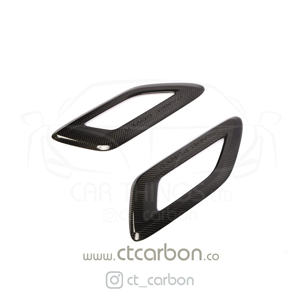 CT CARBON Bonnet Trim RANGE ROVER SPORT CARBON FIBRE INTAKES - CT CARBON