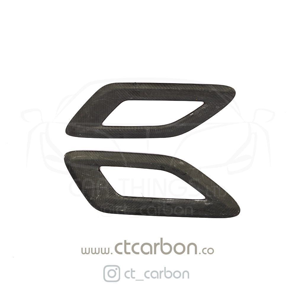 CT CARBON Bonnet Trim RANGE ROVER SPORT CARBON FIBRE INTAKES - CT CARBON