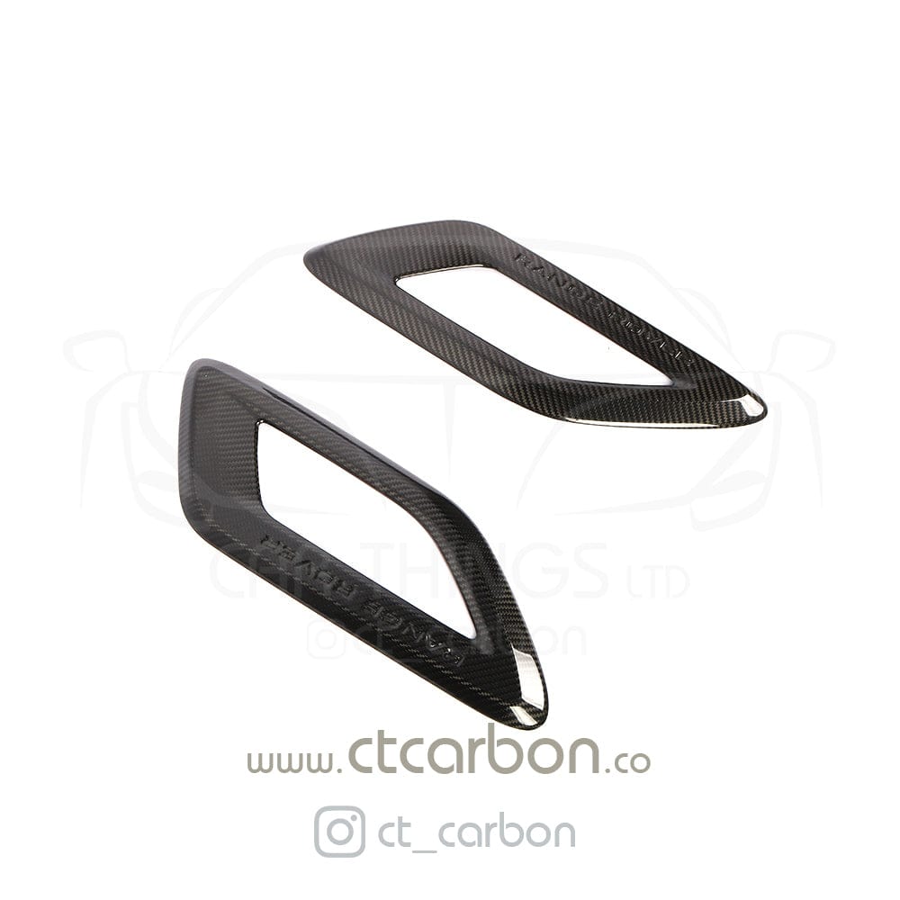 CT CARBON Bonnet Trim RANGE ROVER SPORT CARBON FIBRE INTAKES - CT CARBON