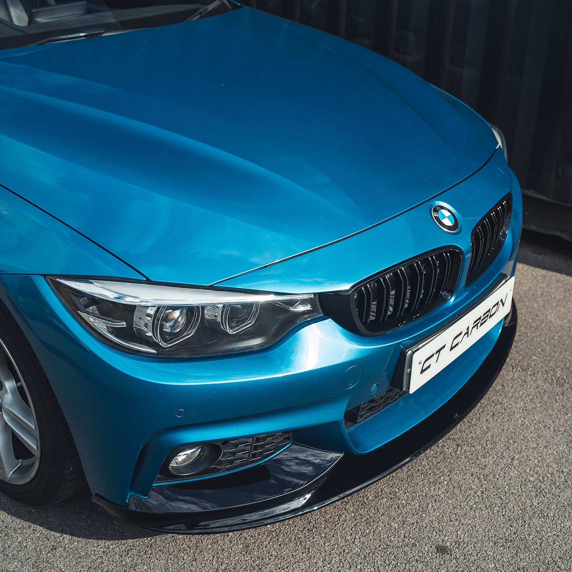 BMW 4 SERIES F32 GLOSS BLACK FULL KIT (TWIN EXHAUST) - MP STYLE - BLAK BY CT CARBON