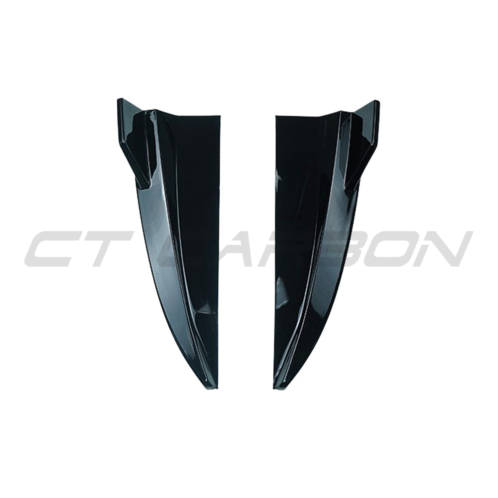 MERCEDES C43 & C CLASS W205 ESTATE 2014-2021 GLOSS BLACK REAR BUMPER CORNERS