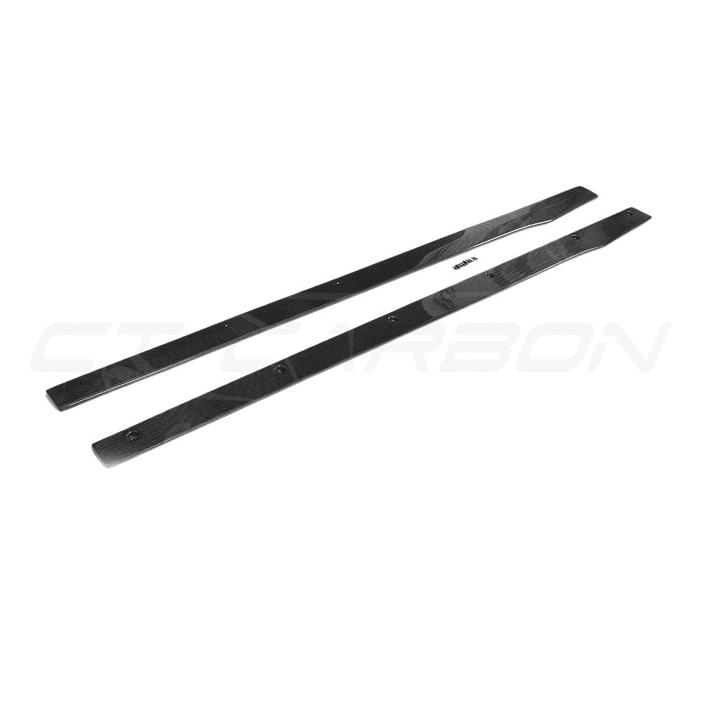 MERCEDES W205 C63 & C63S COUPE 2DR & SALOON 4DR CARBON SIDE SKIRTS - D STYLE