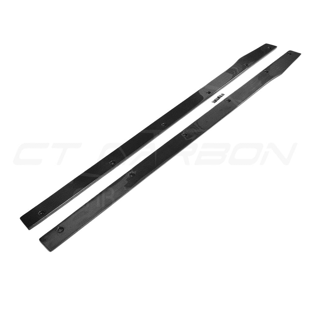 MERCEDES W205 C63 & C63S COUPE 2DR & SALOON 4DR CARBON SIDE SKIRTS - D STYLE