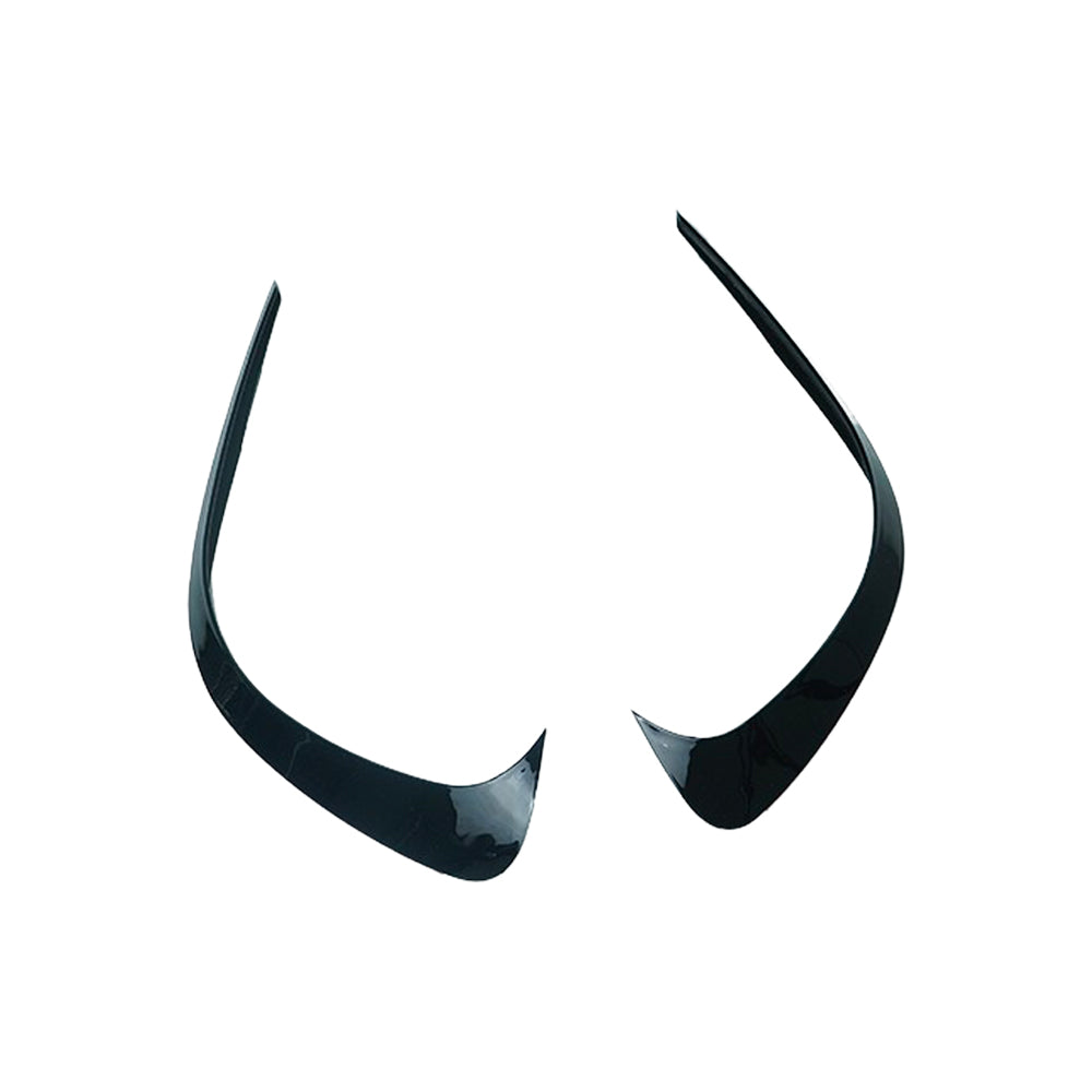 MERCEDES W206 2021+ C-CLASS GLOSS BLACK FRONT BUMPER CORNER TRIM