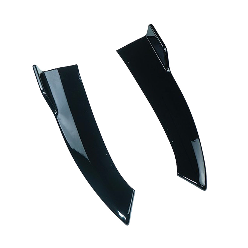 MERCEDES W206 2021+ C-CLASS GLOSS BLACK REAR BUMPER CORNER EXTENSION