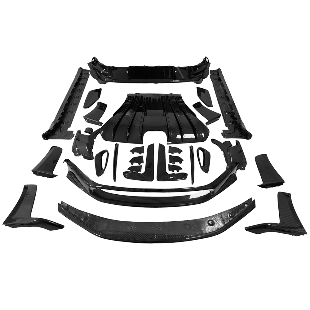 PORSCHE 911 (992) GT3 RS FULL CARBON FIBRE PLASTIC REPLACEMENT KIT - CT DESIGN