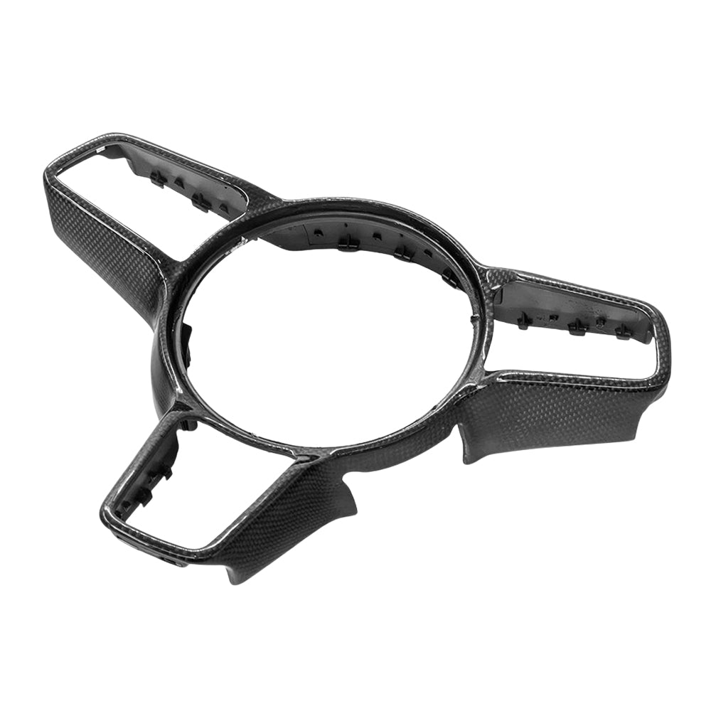 PORSCHE 911/CAYMAN/BOXSTER/CAYENNE/MACAN 2013+ STEERING WHEEL TRIM WITH SPORT CHRONO