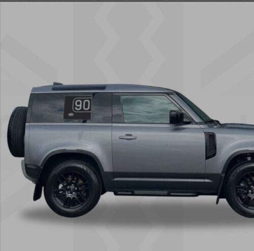 Defender L663 Rear Window Decal x 2