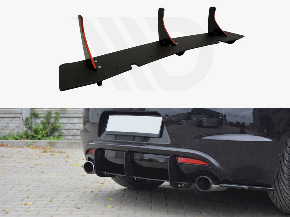 Vw Scirocco R Rear Diffuser &Amp; Rear Side Splitters