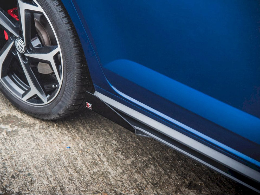Street Pro Side Skirts Diffusers + Flaps Vw Polo Gti Mk6